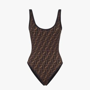 NEW! FENDI One- Piece Swim Suit -Reversable